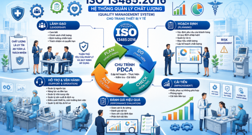 ISO 13485:2016 – Tiêu Chuẩn Quan Trọng Cho Người Muốn Phát Triển Trong Ngành Thiết Bị Y Tế