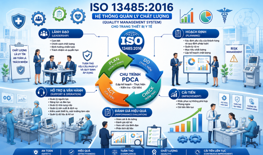ISO 13485:2016 – Tiêu Chuẩn Quan Trọng Cho Người Muốn Phát Triển Trong Ngành Thiết Bị Y Tế
