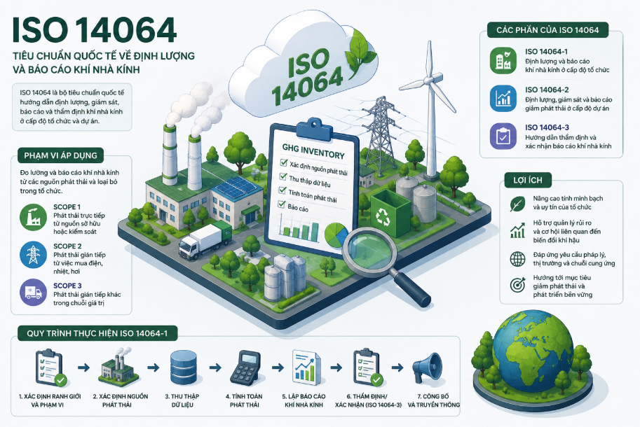 ISO 14064: Chìa Khóa Cho Doanh Nghiệp Trong Kỷ Nguyên Kinh Tế Xanh