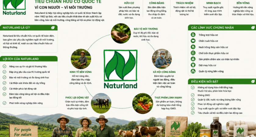Naturland: Bảo Chứng Vàng Cho Nông Sản Hữu Cơ Tại Thị Trường Tinh Hoa