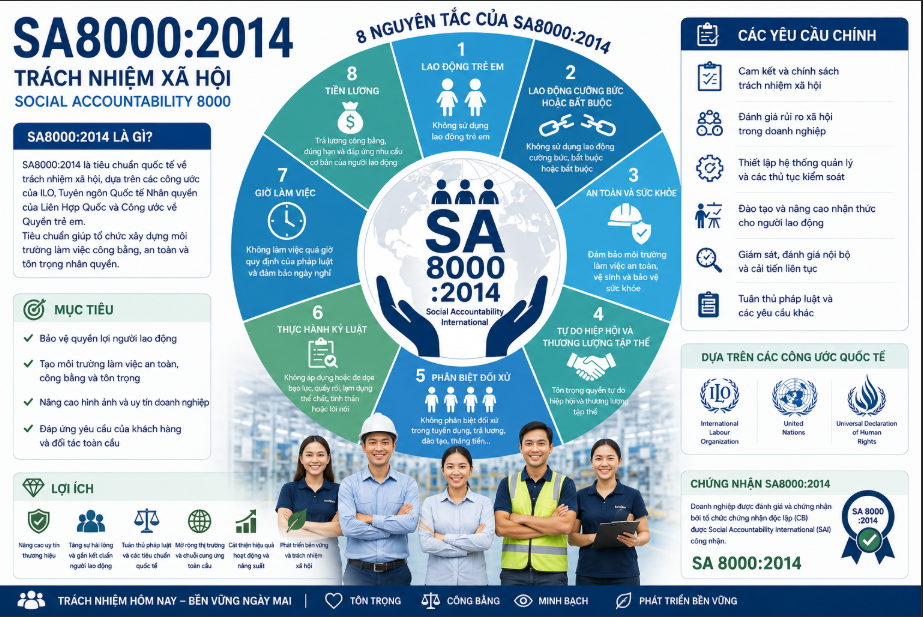 SA8000:2014 – Lợi Thế Cạnh Tranh Bền Vững Cho Doanh Nghiệp Thời Đại Mới