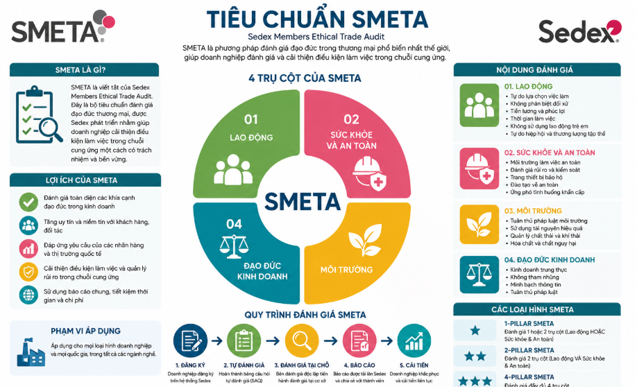 Sedex-SMETA: Tấm Hộ Chiếu Đạo Đức Trong Chuỗi Cung Ứng Toàn Cầu