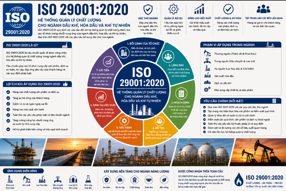ISO 29001:2020 – “Bản Thiết Kế” Quản Trị Rủi Ro Và Chất Lượng Cho Ngành Năng Lượng