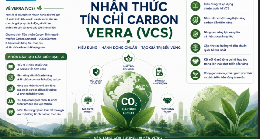 Khóa Đào Tạo Nhận Thức Tín Chỉ Carbon Verra (VCS) – “Vũ Khí Phòng Thủ” Triệt Tiêu Thuế Biên Giới Và Định Vị Tốc Độ Chuỗi Cung Ứng Xanh