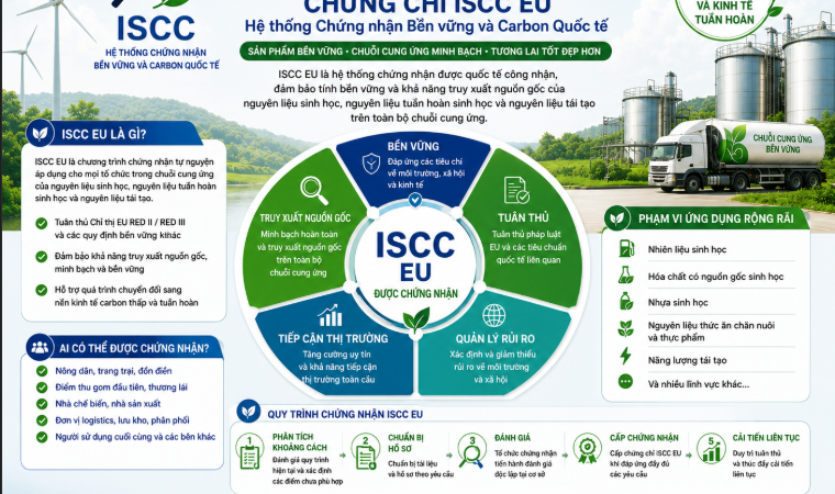 Dịch Vụ Tư Vấn Chứng Nhận ISCC EU: Đi Trước Một Bước Trong Cuộc Đua Xuất Khẩu Xanh – Hóa Giải Rào Cản Để Bứt Phá Doanh Thu