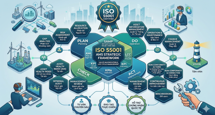 ISO 55001: Chiến Lược Quản Trị Tài Sản Thông Minh Trong Kỷ Nguyên Số