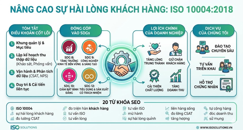 ISO 10004: Chìa Khóa Vàng Nâng Cao Sự Hài Lòng Của Khách Hàng
