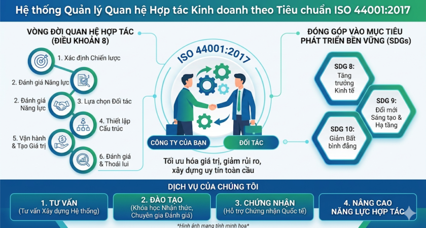 ISO 44001: Chìa Khóa Quản Trị Quan Hệ Hợp Tác Kinh Doanh Bền Vững