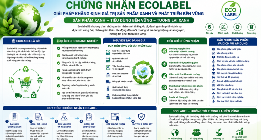 CHỨNG NHẬN ECO LABEL – GIẢI PHÁP KHẲNG ĐỊNH GIÁ TRỊ SẢN PHẨM XANH VÀ PHÁT TRIỂN BỀN VỮNG