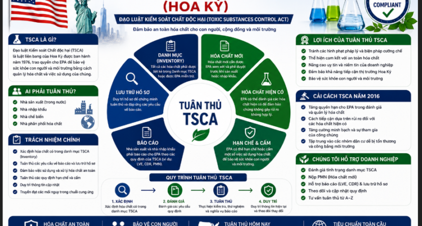 Dịch Vụ Tư Vấn Tuân Thủ TSCA (Mỹ): Quản Trị Rủi Ro Chuỗi Cung Ứng Và Tối Ưu Hóa Chi Phí Cơ Hội Tại Thị Trường Hoa Kỳ