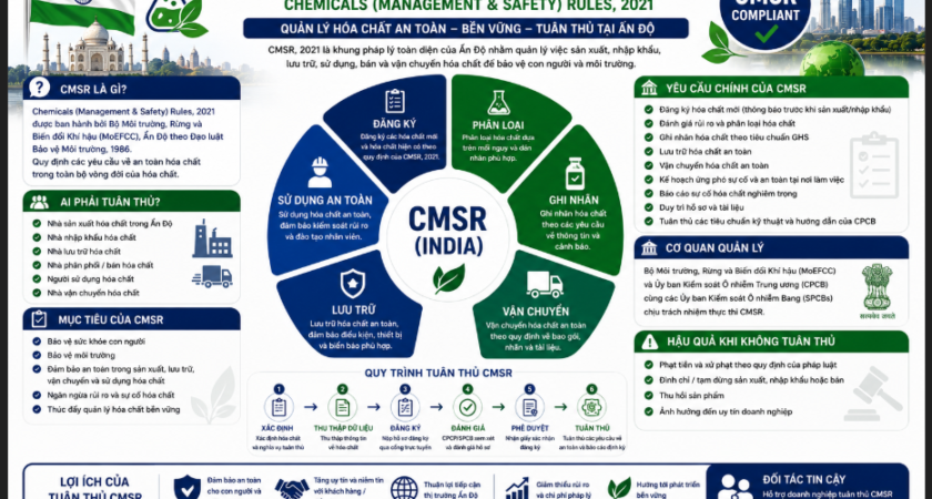 Dịch Vụ Tư Vấn Tuân Thủ India CMSR: Làm Chủ Bộ Lọc Pháp Lý Nam Á – Tối Ưu Chi Phí Dữ Liệu Để Giữ Vững Thị Phần Xuất Khẩu