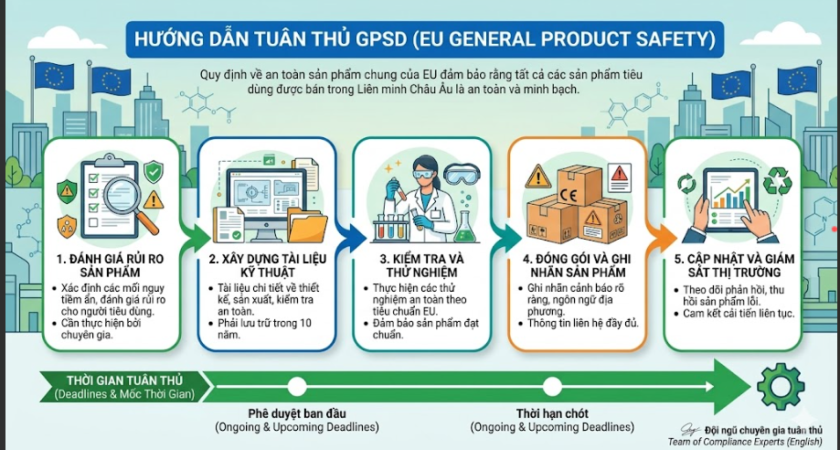 Cẩm Nang Quản Trị Rủi Ro GPSR (EU General Product Safety Regulation): Kịch Bản Đối Phó Với Bộ Luật An Toàn Mới – Kỹ Thuật Đóng Băng Rủi Ro Thu Hồi Sản Phẩm Hàng Tiêu Dùng