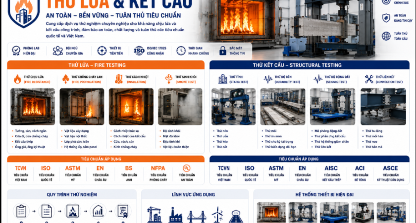 Báo Cáo Kỹ Trị: Kiểm Tra Pháp Y Nhiệt-Cơ Học Và Khống Chế Suy Hao Giới Hạn Chịu Lực Kết Cấu – Thiết Lập Hàng Rào Thực Nghiệm ISO/ASTM Triệt Tiêu Nguy Cơ Sụp Đổ Thảm Họa Công Trình Toàn Cầu