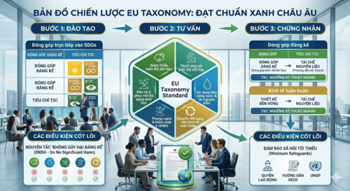 EU Taxonomy: “Chìa Khóa vàng” Để Doanh Nghiệp Việt Tiến Vào Chuỗi Cung Ứng Toàn Cầu