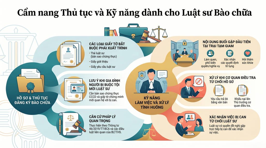 CẨM NANG XỬ LÝ TÌNH HUỐNG CHO LUẬT SƯ: VƯỢT QUA RÀO CẢN PHÁP LÝ TRONG GIAI ĐOẠN ĐIỀU TRA