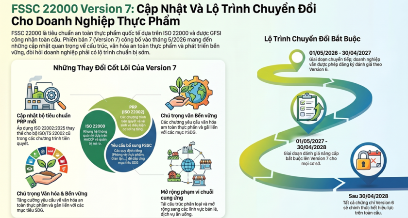 FSSC 22000 Là Gì? Tổng Quan Tiêu Chuẩn Và Dịch Vụ Tư Vấn Chứng Nhận An Toàn Thực Phẩm được công nhận bởi GFSI