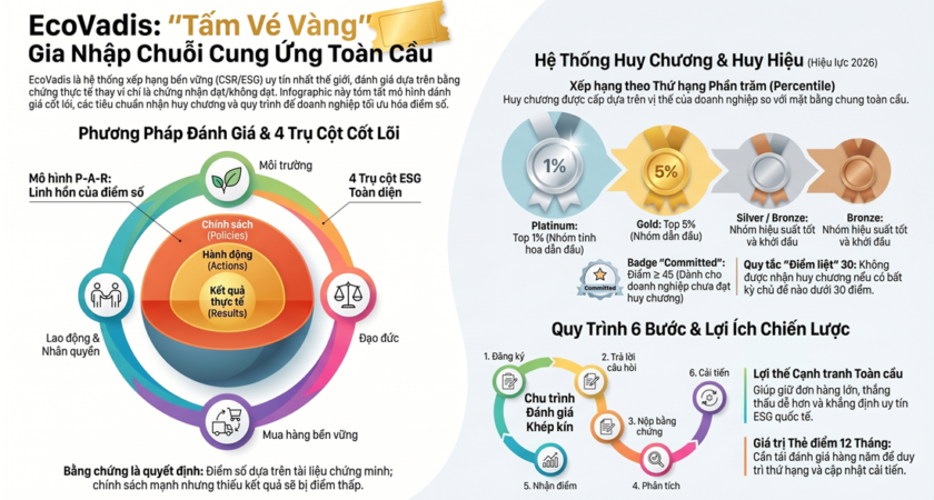 EcoVadis Là Gì? Tổng Quan Đánh Giá Bền Vững Và Dịch Vụ Tư Vấn – Đào Tạo