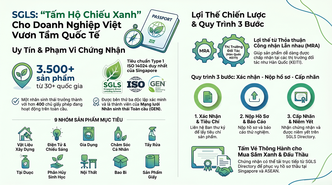 SGLS Là Gì? Tổng Quan Nhãn Xanh Singapore Và Dịch Vụ Tư Vấn Chứng Nhận