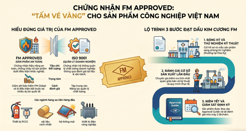 FM Approved Là Gì? Tổng Quan Chứng Nhận Phòng Chống Tổn Thất Tài Sản Và Dịch Vụ Tư Vấn