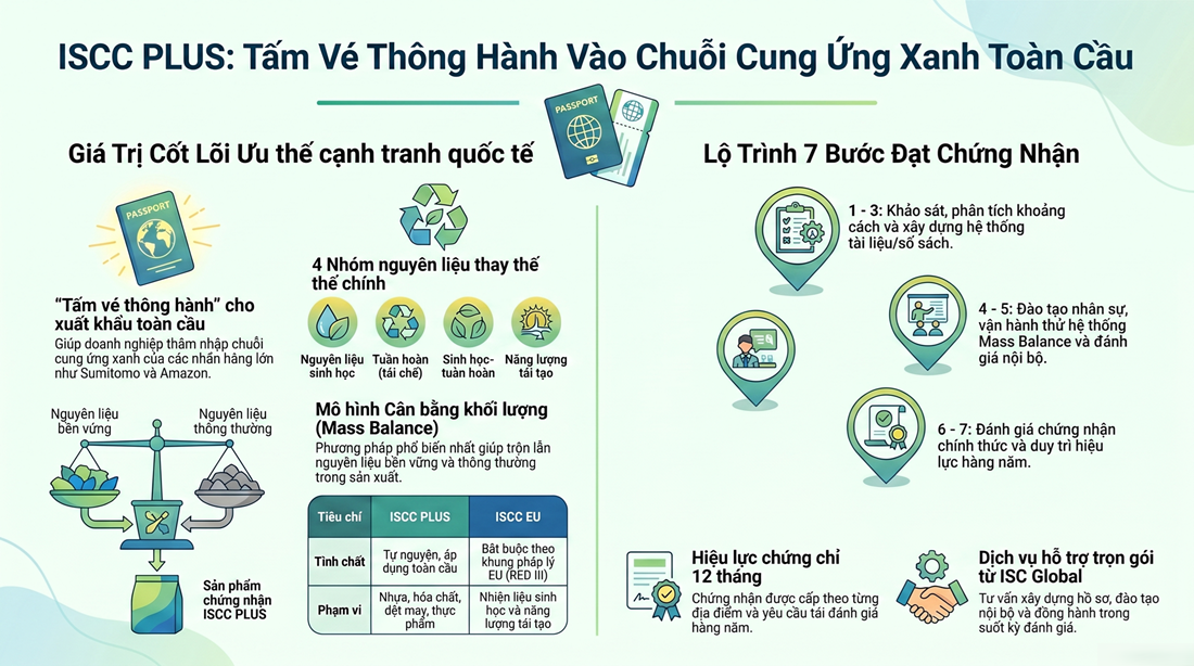 Chứng Nhận ISCC PLUS: Cẩm Nang Toàn Diện Và Dịch Vụ Tư Vấn – Đào Tạo Trọn Gói Cho Doanh Nghiệp Việt Nam (Cập Nhật 2026)