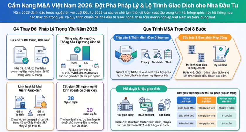 Dịch Vụ Tư Vấn Pháp Lý M&A Cho Nhà Đầu Tư Nước Ngoài Tại Việt Nam