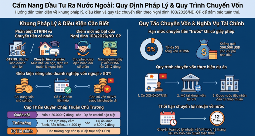 Tư Vấn Đầu Tư Ra Nước Ngoài 2026: Quy Trình, Hồ Sơ Và Những Điều Doanh Nghiệp Cần Biết Theo Nghị Định 103/2026/NĐ-CP
