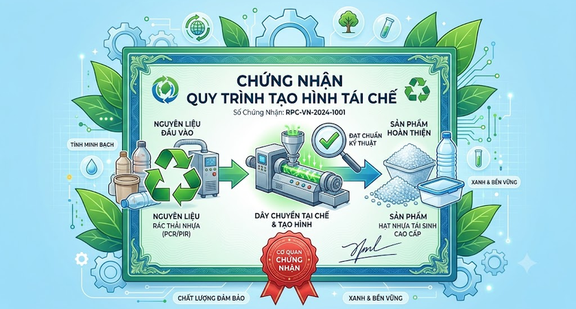 Chứng Nhận Quy Trình Tái Chế (RPC) – Định Vị Tài Sản Bền Vững Và Khai Phóng Chuỗi Giá Trị Tuần Hoàn Toàn Cầu
