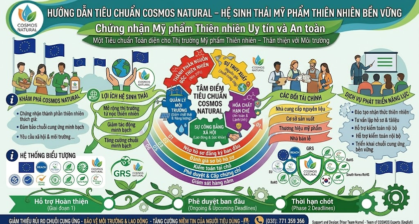 Mỹ Phẩm Tự Nhiên Và Khai Phóng Chuỗi Giá Trị Làm Đẹp Bền Vững – Tiêu Chuẩn COSMOS Natural