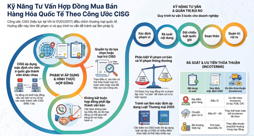 Tư Vấn Pháp Luật CISG Cho Doanh Nghiệp Xuất Nhập Khẩu: Giải Pháp Pháp Lý Toàn Diện Cho Hợp Đồng Mua Bán Hàng Hóa Quốc Tế